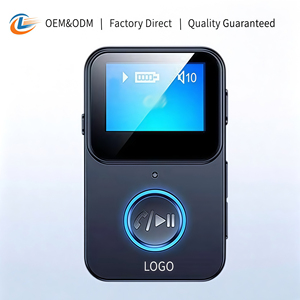 เครื่องเล่น MP3 จอสีขนาดเล็กแบบขายส่ง พร้อมบลูทูธ 5.0 และช่องใส่การ์ด TF สำหรับเล่นกีฬา วิ่ง เป็นของขวัญ  รับทำโลโก้  ตัวเครื่องพลาสติก พร้อมวิทยุ FM - Product Image 1