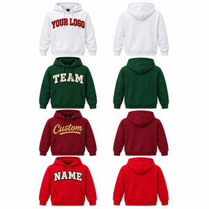 Sweat-shirts en chenille personnalisés, sweat-shirts brodés sur mesure, sweat-shirts universitaires de haute qualité avec logo personnalisé, vêtements d'équipe en molleton épais - Product Image 2