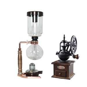 Cafetière à siphon non électrique HATRSEN, ensemble de préparation de café à domicile, ustensiles en verre, cafetière pour 3 personnes, modèle chinois ACL-1 - Product Image 2