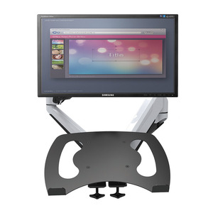 <span class=keywords><strong>Double</strong></span> écran LCD à ressort À gaz bras de moniteur d'ordinateur avec <span class=keywords><strong>support</strong></span> pour ordinateur portable GM224U-D - Product Image 5