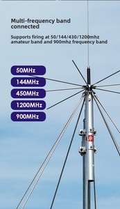 Antenne Discone D3000N <span class=keywords><strong>CB</strong></span> UHF VHF HF 25-3000MHz pour réception et transmission <span class=keywords><strong>radio</strong></span>, scanner d'antenne HF - Product Image 3
