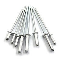 Rivet aveugle en aluminium DIN7337 4.0x10 3/8 po 3.2/4.0/4.8 1/8x1/2 po, tête ronde peinte, grade 5, marque HZ