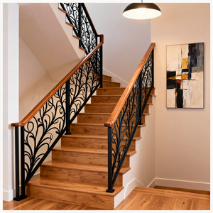 Valla Decorativa para Jardín, Barandilla <span class=keywords><strong>Tubular</strong></span> <span class=keywords><strong>de</strong></span> <span class=keywords><strong>Acero</strong></span> <span class=keywords><strong>Inoxidable</strong></span> a Bajo Precio, Hierro Forjado, Diseño Moderno, Resistente al Óxido - Product Image 2