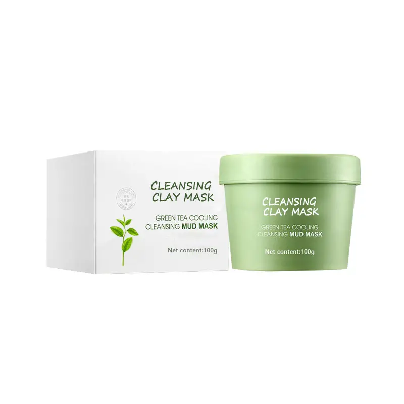 Nettoyer les pores soins de la peau hydratant frottis thé vert Essence nourrissant blanchissant visage et peau masque de boue
