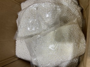 1KG Perlas Blancas Comestibles para Decoración de Pasteles, Grageas de Azúcar para Decorar Pasteles de Boda, Herramientas de Decoración - Product Image 1