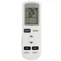 Nouvelle télécommande d'origine YKR-L/201E pour climatiseur AUX TORNADO YKR-L/102E avec rétro-éclairage