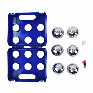 Juego <span class=keywords><strong>de</strong></span> <span class=keywords><strong>Bolas</strong></span> <span class=keywords><strong>de</strong></span> <span class=keywords><strong>Petanca</strong></span> <span class=keywords><strong>de</strong></span> Metal, 6 Piezas, con Estuche <span class=keywords><strong>de</strong></span> Transporte Azul, para Jardín, Playa, Césped, Fiestas Familiares, Noches <span class=keywords><strong>de</strong></span> Juego al Aire Libre - Product Image 3