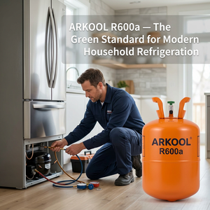 Gas Refrigerante ARKOOL R600a, 99.9% Isobutano, 100% Cero GWP, Mejor que R134a para Refrigeradores Domésticos, Certificado DOT CE REACH, Precio - Product Image 3