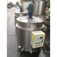Cuve de mélange chauffante électrique en acier inoxydable pour liquides, mélangeur pour cosmétiques, détergents, aliments, cuve d'émulsification, réacteur