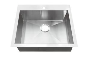 Éviers de cuisine modernes en acier inoxydable Ss304 brossé Évier de cuisine profond en acier inoxydable Lavabos à montage supérieur Evier de Cuisine - Product Image 2