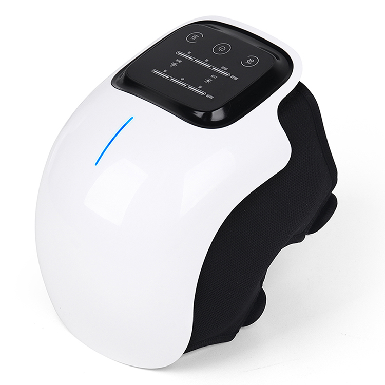 Máquina de masaje de rodilla eléctrica de alivio del dolor portátil con terapia de calefacción eléctrica infrarroja y láser