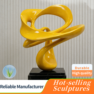 Grandes sculptures de jardin en fibre de verre de haute qualité, sur mesure, résistantes aux intempéries, design moderne, décoration pour espaces commerciaux - Product Image 4