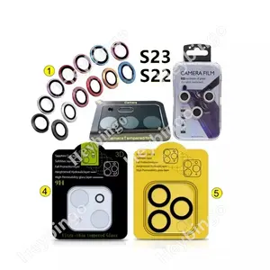 Pellicola Protettiva in Vetro per Fotocamera 3D per iPhone 13 11 14 Pro Max Plus <span class=keywords><strong>Samsung</strong></span> <span class=keywords><strong>Galaxy</strong></span> <span class=keywords><strong>S22</strong></span> Ultra - Product Image 1