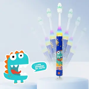 2 pezzi spazzolino da denti per bambini a forma di cartone animato con setole morbide spazzolino da denti per bambini a forma di cartone animato