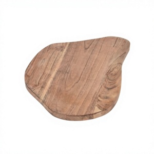 Tabla de Cortar de Acacia de Forma Irregular, Diseño Hecho a Mano, Reutilizable, Segura para el Contacto con Alimentos, Tabla de Cortar de Madera con Logotipo Personalizado Grabado - Product Image 1