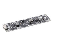 Module de suralimentation pour batterie au lithium 18650, 5/9/12V, charge et décharge, protection ininterrompue, carte de charge intégrée, type-C