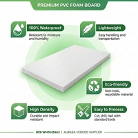 Panneau en mousse PVC 1220x2440mm (4x8ft) résistant au feu, imperméable, surface lisse, certifié CE RoHS, idéal pour l'impression de signalétique – Vente directe usine