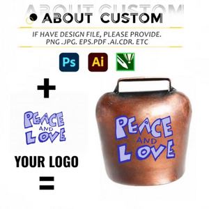 Campanas Metálicas con Logotipo Personalizado, Grandes, para Eventos Deportivos, Decoración Navideña, Campanas Vintage, Accesorios para Mascotas - Product Image 2