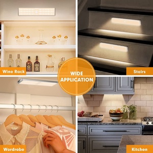 Lumière LED pour armoire EGH au design moderne, blanc chaud 3500K CCT, aluminium et plastique, pour cuisine, placard, salle de bain, chambre à coucher, 5V, certifiée ROHS - Product Image 6