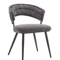 Chaise de salle à manger de designer italien, fauteuils de luxe légers pour petits appartements modernes, pour hôtels, style simple et chic.