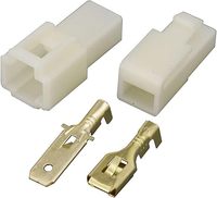 Kits de enchufe de Terminal de Cable de conector eléctrico automotriz de 1 Pin, motocicleta, Ebike, coche, Terminal macho hembra