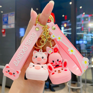 Jouets pour enfants créatifs et mignons, authentiques, tendance sur internet, voiture à tirer délicate, porte-clés, pendentif pour sac, petit cadeau en gros - Product Image 2