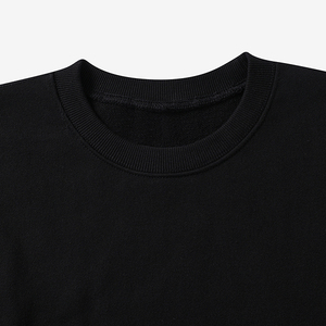 Sudadera de Forro Polar de Algodón, Cuello Redondo, Térmica, Informal, Unisex, Corte Regular, Cálida, 405 g/m², Antipilling, Transpirable, para Exteriores - Product Image 3