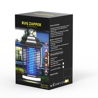 Bug Zapper Outdoor Indoor Electric Fly Zapper Étanche avec lumière LED 5W, puissance 18W et haute tension 4000V