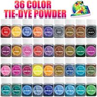 Nouvelle poudre de teinture à froid 36 couleurs, flacon de 30g, teinture réactive sans bouilloire pour tissus, pigment pour vêtements DIY et artisanat pour enfants
