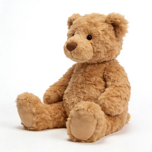 Orsacchiotti di Peluche Personalizzati, Giocattoli Imbottiti Marrone Scuro, <span class=keywords><strong>Orso</strong></span> di Peluche <span class=keywords><strong>Seduto</strong></span> Personalizzabile, Giocattoli Morbidi e Pelosi, Orsacchiotto - Product Image 3