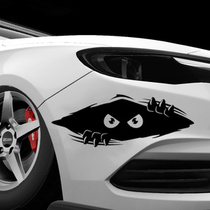 2 Calcomanías Divertidas de Vinilo Impermeable para Parachoques de Coche con Diseño de Monstruo, Inspiradas en el <span class=keywords><strong>Anime</strong></span> - Product Image 1