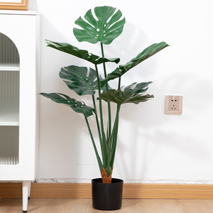 AYOYO, árbol artificial, planta verde, planta en maceta, decoración de interiores, planta de simulación, decoración de bonsái, plátano de viaje - Product Image 1