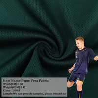 Tissu respirant à séchage rapide pour t-shirt sport décontracté en tissu micro-perforé à l'aspect nid d'abeille