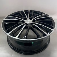 Nouvelles jantes Geruida Gloss Black Machined Multi Spoke en alliage d'aluminium forgé 6061 T6, modèle S1-00049, 18-23, personnalisées