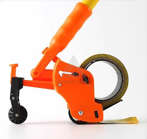 Cầm tay hướng dẫn tuyến tính Máy cắt sơn masking tape Applicator Dispenser tay đẩy băng đánh dấu giao thông - Product Image 6