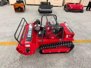 Free Delivery.Gasoline/diesel <b>Mini</b> <b>Robotic</b> Lawnmower With Widths of 800mm/1000mm/1200mm Remote-controlled Tracked HD459-80S/100S - Product Image 5