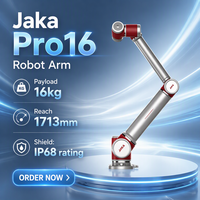 JAKA Pro16 Brazo Robótico Inteligente de 6 Ejes, Capacidad de 16 kg, Alta Precisión de 0.03 mm, Cobot Industrial de 100-240 VCA y 500 W para Máquinas