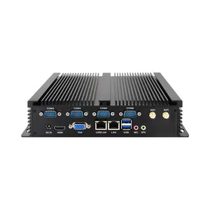 YCTipc i5 7200U fanless pc 6* rs232 rs485 Com Support 4G module HD-MI VGA EDP*2 TPM2.0 pin watchdog industrial Mini PC