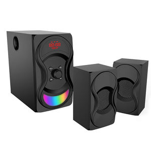 Manufacture Big Size RGB USB FM 2.1 Three Way Audio Crossover Computer Speaker <b>for</b> Home Theater Use High Fidelity Sound Quality - Product Image 3