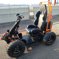 Nouvelle trottinette électrique pour adultes de 6000 W avec quatre roues de 23 pouces à vendre avec certificat CE Go Cart