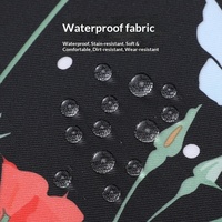 Tablier de travail en toile de polyester imperméable, sans manches, réglable, avec poches, personnalisable avec logo, pour femmes, hommes, serveurs, cafés, salons de manucure et coiffure