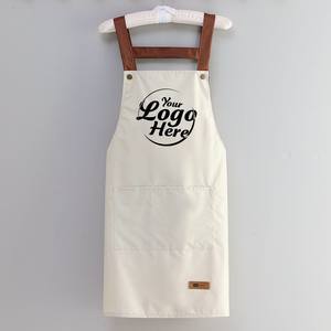 Tabliers professionnels de service alimentaire Tablier imperméable élégant avec impression de logo personnalisé Tablier unisexe de haute qualité - Product Image 6