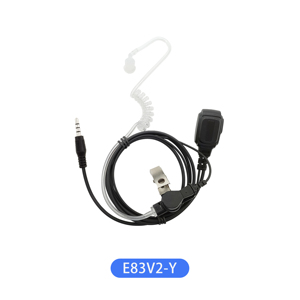 E83V2-Y nhà máy bán buôn hai cách phát thanh Acoustic Ống tai nghe với Mic cho ICOM Puxing <span class=keywords><strong>midland</strong></span> đài phát thanh - Product Image 1