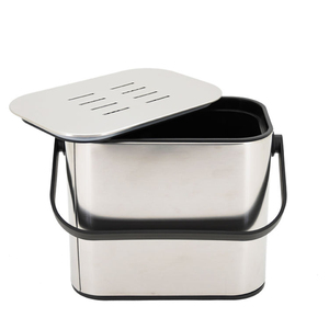 Nouvelle conception, poubelle murale de 5 L, mini bac de rangement portable à ouverture supérieure pour la cuisine et le salon - Product Image 1