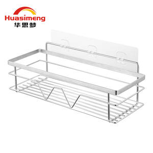 Estante de Baño Rectangular de Acero Inoxidable Huasimeng, Estante de Almacenamiento Montado en la Pared HS-3030 para Artículos de Aseo, Jabón, Tamaño Personalizado, Duradero - Product Image 2