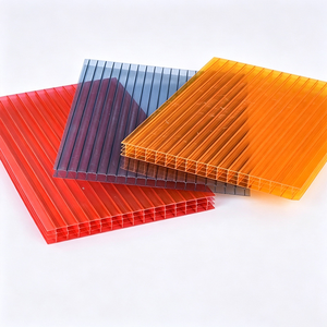 Plaques alvéolaires transparentes en <span class=keywords><strong>polycarbonate</strong></span> gaufré PC de 10 mm, 12 mm, 16 mm pour dômes, puits de lumière et serres - Product Image 6