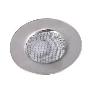 Stainless Steel Bathtub Hair Catcher Stopper Shower Drain Hole Filter Trap Metal Sink Strainer