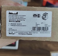 Disjoncteur d'origine neuf Real Price 3RV2021-4CA10 taille S0 pour la protection des moteurs, fabriqué en Allemagne