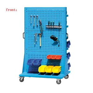 E311122 độ tin cậy cao công cụ chuyên nghiệp kim loại thép đa chức năng di động Pegboard kệ cho lưu trữ