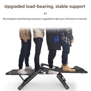 <span class=keywords><strong>Chaise</strong></span> de sieste pliante inclinable pour pause déjeuner, structure en acier, mobilier d'extérieur moderne et minimaliste, <span class=keywords><strong>chaise</strong></span> portable à dossier pour une assise relaxante - Product Image 5